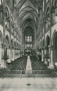 Nave of the Church Notre-Dame, Nave of the Church Notre-Dame (fotogravyr) av French Photographer