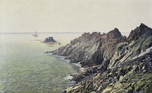 La Pointe Du Raz De Sein, østlig utsikt av French Photographer