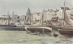 La Rochelle, fiskehavn og Clock Gate av French Photographer