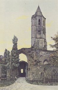 La Sauve, tidligere kloster, kirkens klokketårn av French Photographer