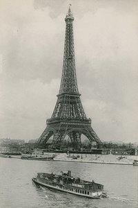 La Tour Eiffel, Eiffeltårnet (fotogravyr) av French Photographer