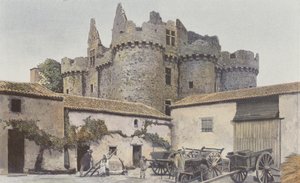 Le Breuil-sous-Argenton, ruinene av Chateau de Beaupinay av French Photographer