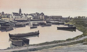 Le Croisic, havnen og bassenget til Trait av French Photographer