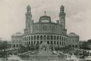 Le Palais du Trocadero, Trocadero-palasset (fotogravyr) av French Photographer