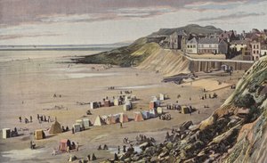 Le Portel, Utsikt fra stranden av French Photographer
