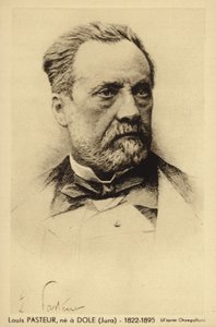Louis Pasteur (1822-1895), fransk kjemiker og mikrobiolog av French Photographer