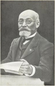 Ludwik Lejzer Zamenhof, polsk oppfinner av esperanto (s/h foto) av French Photographer