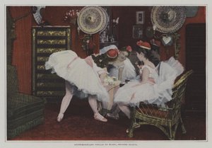 Mademoiselle Viollat ​​og Mademoiselle Blanc, andre motiver (fargefoto) av French Photographer