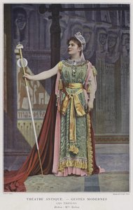 Marie Delna som Dido i Les Troyens (farget bilde) av French Photographer
