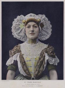 Marie Marcilly som Francisca i LAbsent (farget bilde)