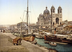 Marseilles katedral, 1890-1900 av French Photographer