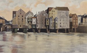 Meaux, Old Mills on the Marne av French Photographer