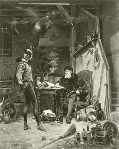 Mephistopheles og Faust (gravyr) av French Photographer