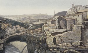 Minerva, Utsikt fra bredden av Cesse av French Photographer