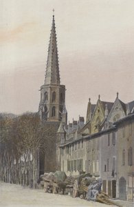 Mirepoix, kirkens klokketårn av French Photographer