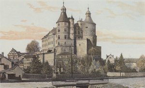 Montbeliard, Utsikt over slottet av French Photographer
