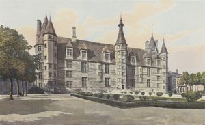 Nevers, tidligere hertugslott, Facade S av French Photographer