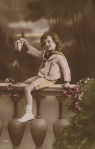 Nyttårskort, 1916 av French Photographer