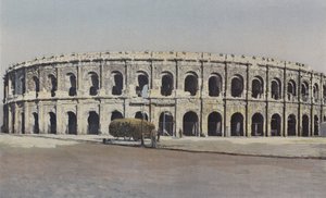 Nimes, arenaer, utendørs kompleks av French Photographer
