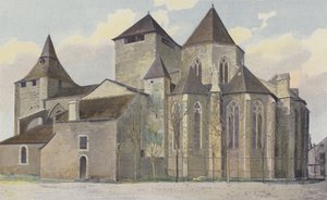 Oloron-Sainte-Marie, Sainte-Marie-kirken, Sammen S E av French Photographer