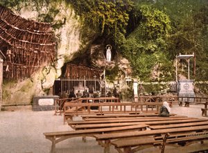 Vår Frue av Lourdes, 1890-1900 av French Photographer