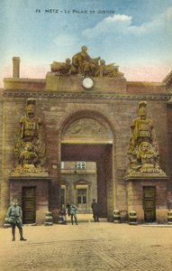 Palace of Justice, Metz (fargebilde) av French Photographer