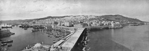 Panorama D'Alger (s/hvitt bilde) av French Photographer