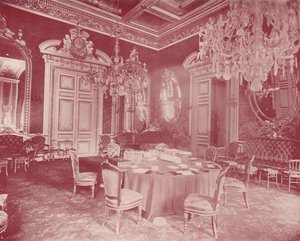 Paris: Konferanserom, Utenriksdepartementet (s/hvitt foto) av French Photographer