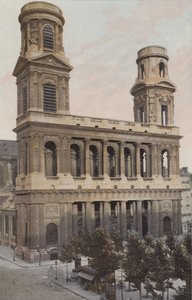 Paris, Saint-Sulpice-kirken av French Photographer