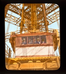 Paris-utstilling: Eiffeltårnet, 1900 (lanternesklie) av French Photographer