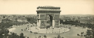 Paris, Triumfbuen, den ukjente soldats grav og Place de lEtoile, Triumfbuen? av French Photographer