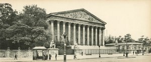 Paris, Le Palais-Bourbon, Deputertkammer, Bourbon-Palace, Deputertkammer av French Photographer