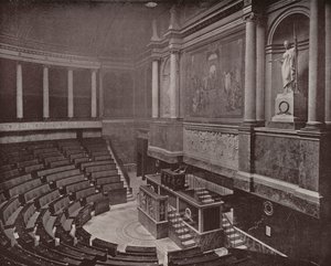 Paris: Legislative Hall, Chamber of Deputies (s/hv-bilde) av French Photographer
