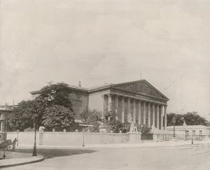 Paris: Deputertkammeret (s/hvitt bilde) av French Photographer