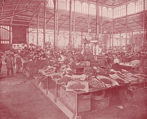Paris: The Grand Central Market (s/hvitt bilde) av French Photographer