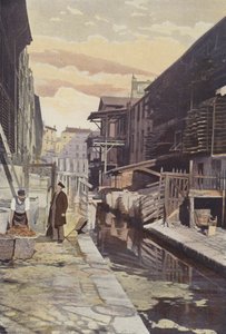 Paris, Et garveri på Bievre av French Photographer