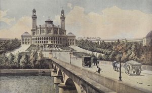 Paris, utsikt over Trocadero-palasset av French Photographer
