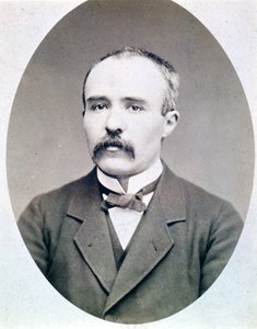 Fotografi av Georges Clémenceau young (1841 - 1929) rundt 1870 - 1880. av French Photographer
