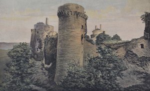 Pledeliag, ruinene av Chateau de la Hunaudaye av French Photographer