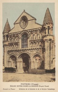 Poitiers, Vår Frue den stores kirke av French Photographer