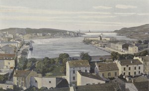 Port-Vendres, generell utsikt over havnen av French Photographer