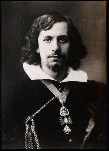 Portrett av Albert Lambert Fils (1865-1941), fransk skuespiller. av French Photographer