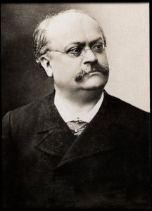 Portrett av Charles Lecocq (1832-1918), fransk musikalsk komponist. av French Photographer