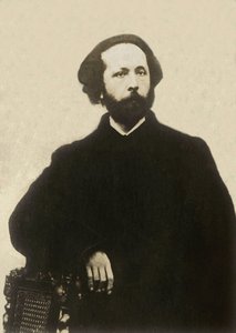 Portrett av Edouard Lalo (1823-1892), fransk komponist. Fotografi, sent på 1800-tallet, Paris. av French Photographer