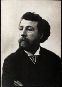 Portrett av Edouard Pailleron (1834-1899), fransk poet og dramatiker. av French Photographer