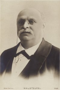 Portrett av Emile Waldteufel av French Photographer