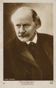 Portrett av Jules Massenet av French Photographer
