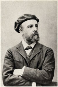 Portrett av Odilon Redon (1840-1916), fransk maler. Fotografering av French Photographer