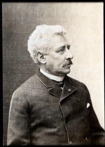 Portrett av Olivier Metra (1830-1889), fransk dirigent og komponist. av French Photographer