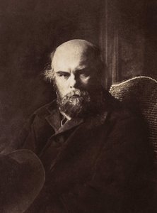Portrett av Paul Verlaine (1844-1896), fransk poet. av French Photographer
